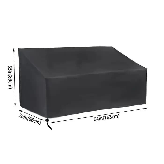 Juste de Protection Imperméable pour Banc de Jardin