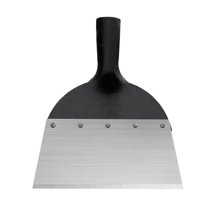 Pelle de désherbage multifonctionnelle en acier à tête plate pour le jardinage