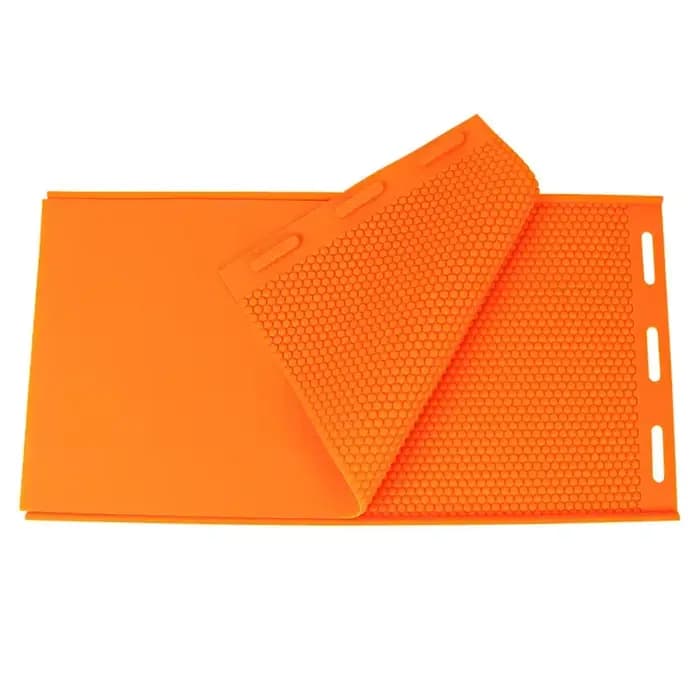 Moule de base en accent d'abeille en PVC souple, feuille de presse à la cire d'abeille, moule de bas