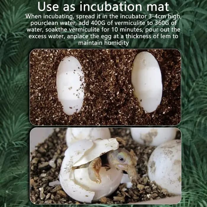 2/4L Perlite vermiculite sol de noix de coco tortue oeuf incubation substrat jardin pot sol mélange médias Reptile accessoires d'élevage