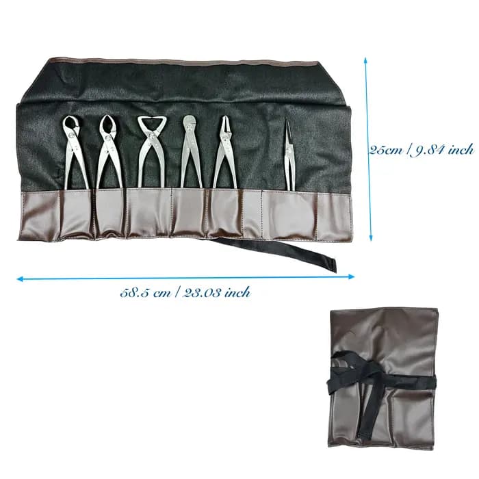 Ensemble d'outils pour bonsaï de bonne qualité (6 pièces), coupe-branche, bouton de coupe, ciseaux d