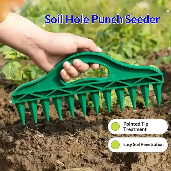 Semoir manuel portable pour semis de jardinage