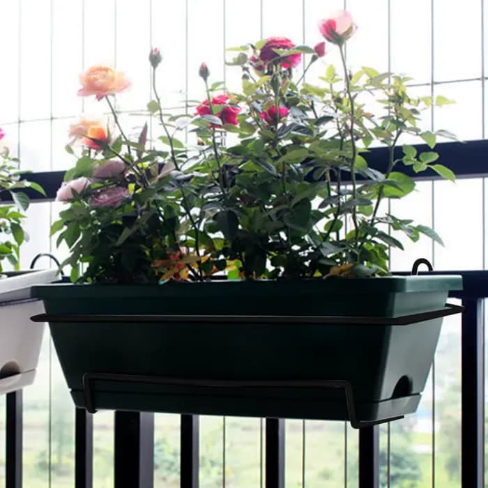User inière rectangulaire pour garde-corps de balcon