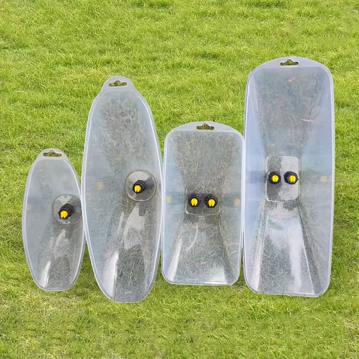 Tête de pulvérisation d'atomisation de type ventilateur transparent, pulvérisateur coupe-vent, couve