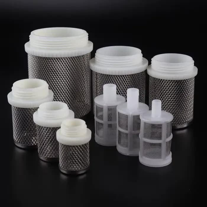 Filtres de tuyau d'irrigation d'eau de jardin en maille d'acier inoxydable de 1/2 "~ 4", accessoires