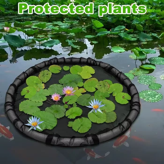 Filet de protection solaire pour plantes d'étang, 45/60/80cm, plante poreuse, nouveau filet circulai