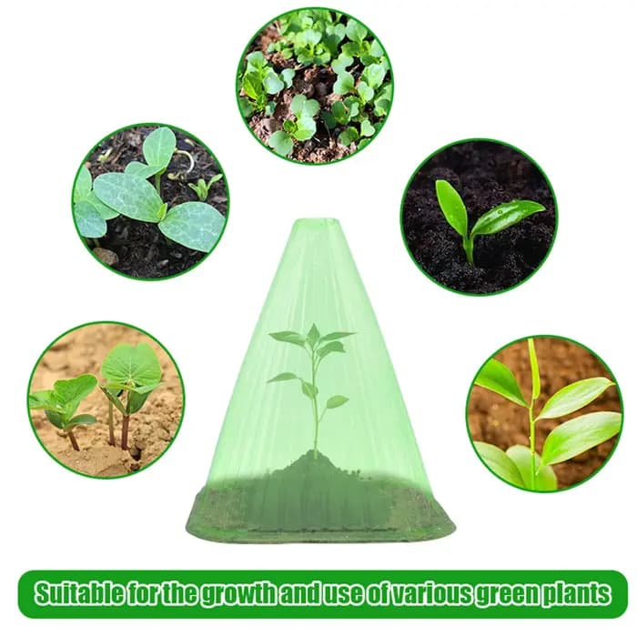 Cloche de plantes vertes, 30 pièces, couvertures avec évent, dôme d'humidité réutilisable pour intér