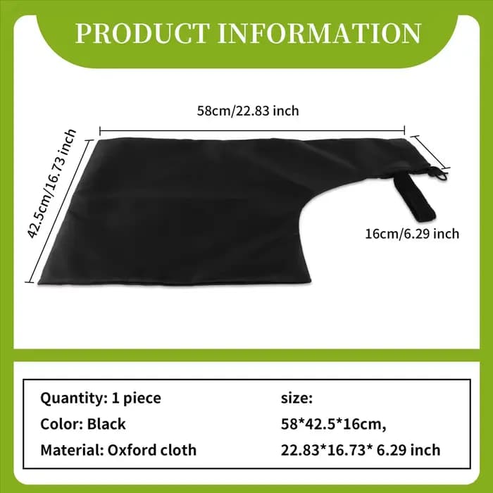 Delicious-souffleur de feuilles sac sous vide accessoires d'outils de jardin pour broyeur de pelouse