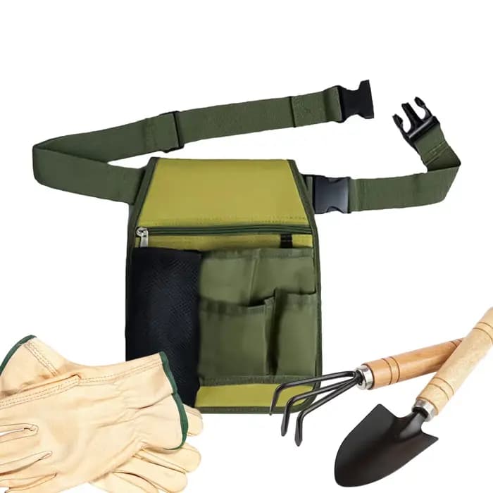 Ceinture de jardinage réglable unisexe avec plusieurs poches
