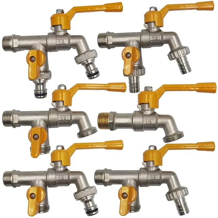 Adaptateur de robinet de tuyau d'arrosage, connecteur de réservoir d'eau IBC 1/2 pouces, Irrigation