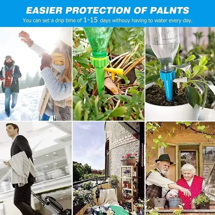 Système d'arrosage automatique d'irrigation goutte-à-goutte pour plantes, Kits de pointes, jardinièr