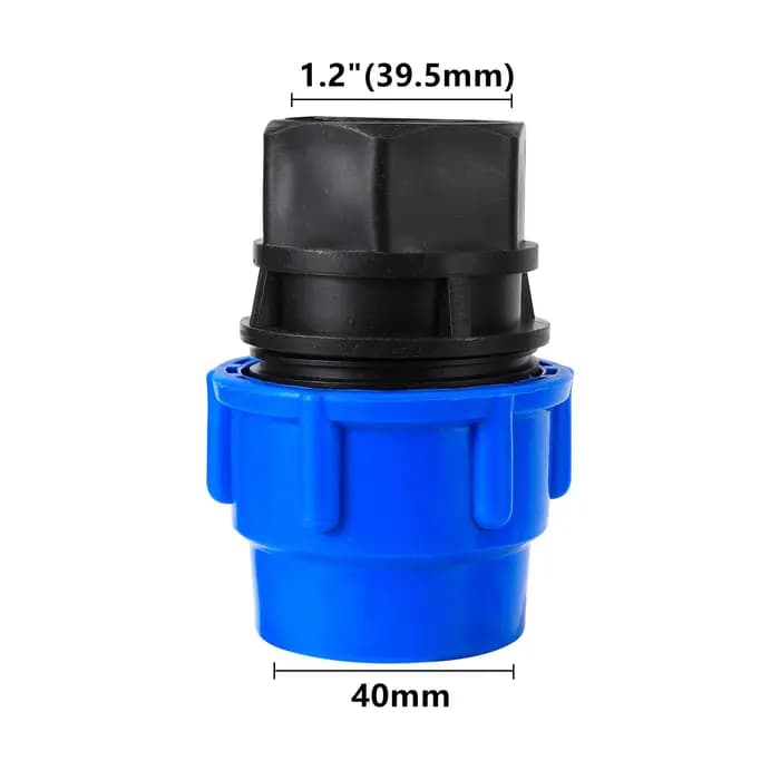 Adaptateur de tube à connecteur rapide épais en plastique PP