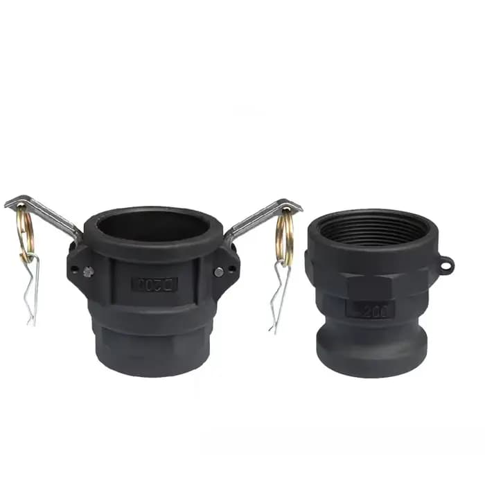 Raccord rapide PP type C-F, combinaison plastique résistante aux acides et aux alcalis, raccord flex