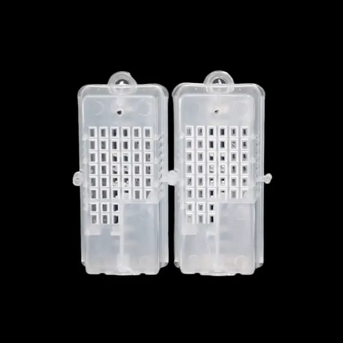 100 pièces nouveau Transparent abeille roi Cage apiculteur outil apiculture reine Cage abeille outil