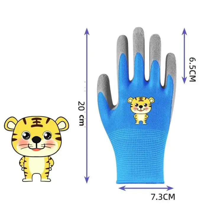 Gants de jardinage imperméables et respirants pour enfants