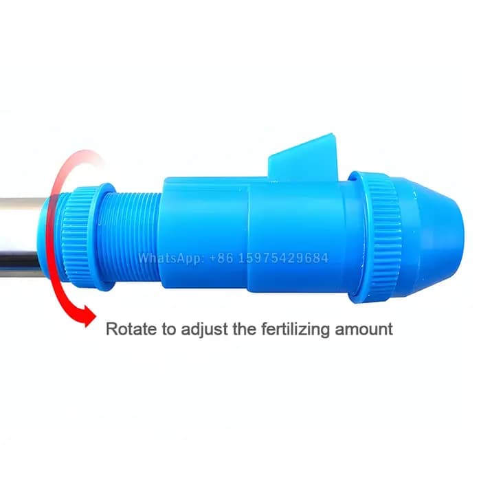 Applicateur d'engrais en acier inoxydable