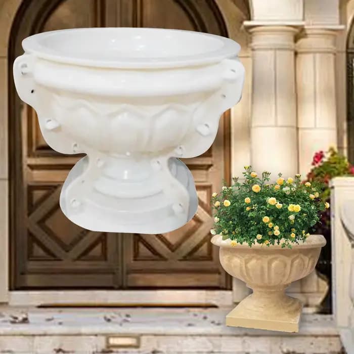 Pot de fleurs européen