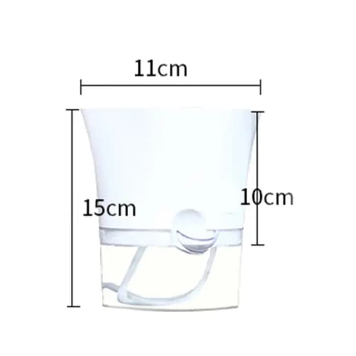 Pot de fleurs Transparent à arrosage automatique