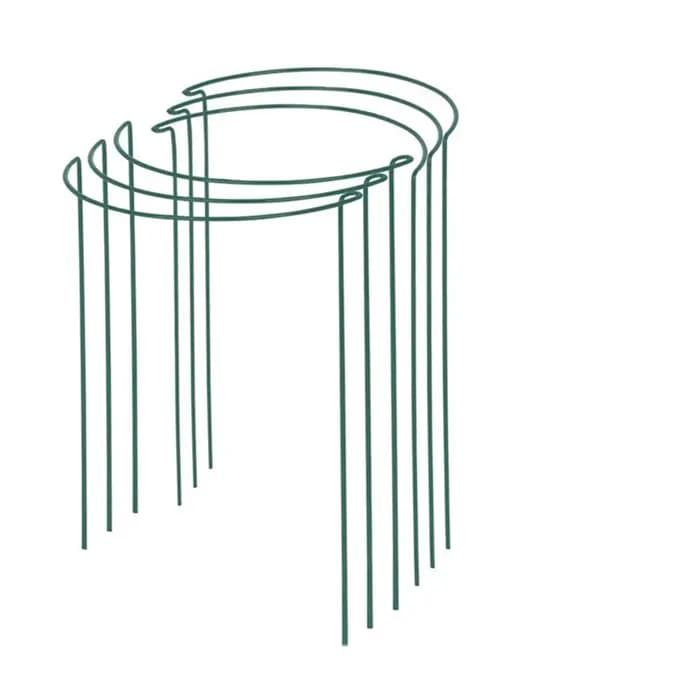 Piquet de Support pour plantes, Cage à anneau métallique pour culture de légumes, Support réglable p