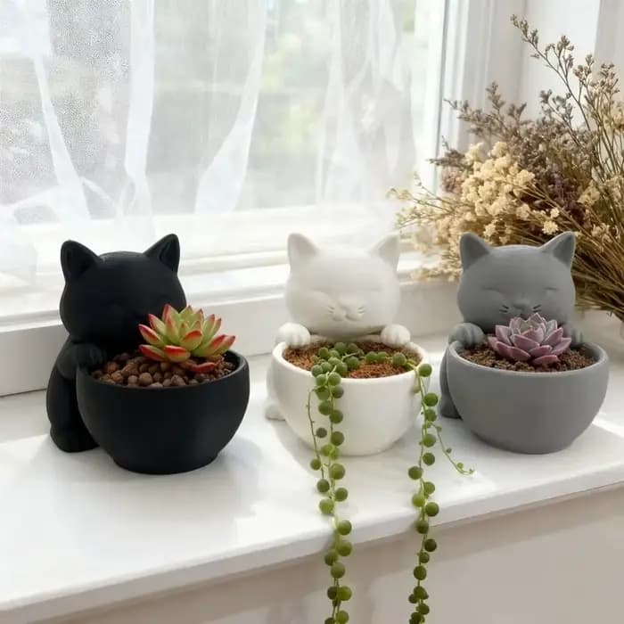 Mini pot de fleurs avec trous de drainage