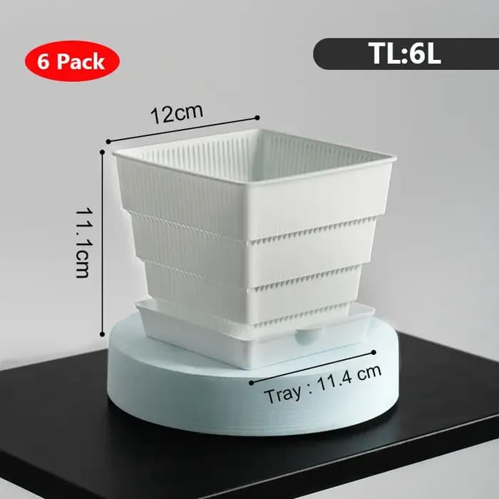Pot de fleur en meshpot en plastique