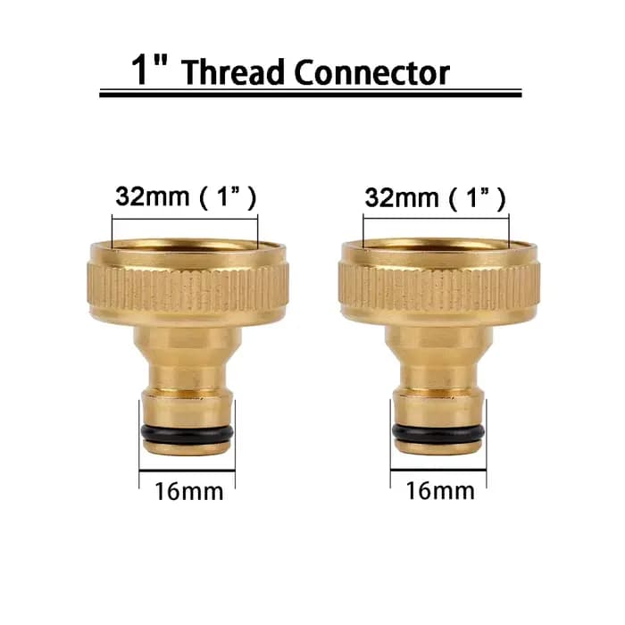 Adaptateur de tuyau d'arrosage à connexion rapide, 3 pièces, 1/2 "3/4" 1 ", filetage femelle/mâle, r