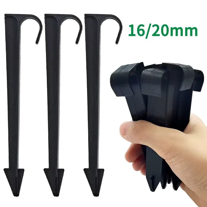 Oasis-Supports de tuyau d'arrosage de type C, pour tube PE 1/2 3/4, d'argile goutte à goutte, raccor