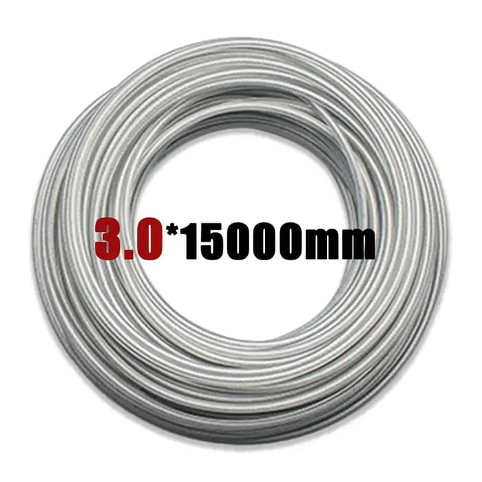 Ligne de coupe pour pelouse ronde avec fil d'acier