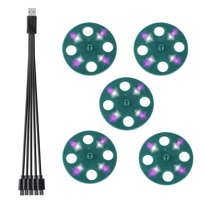 Lumière de croissance pour démarreur de graines, lumière Led pour plantes de Germination en serre, a