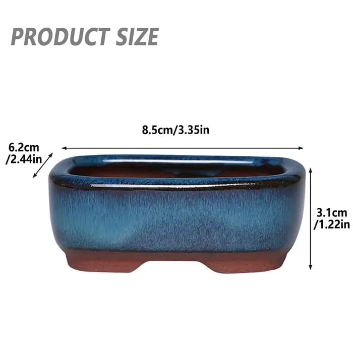 Pots de fleurs en céramique avec trou de vidange avec évent, faciles à utiliser pour les plantes d'i