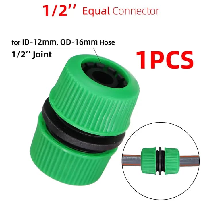Connecteurs rapides de tuyau de voiture de jardin 1/2 "3/4" 1 ", réparation d'adaptateur de tube d'e
