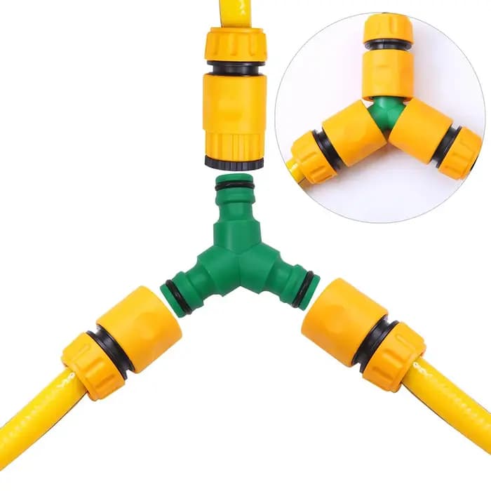 Tuyau d'arrosage de jardin ABS, raccord rapide, extrémité de 1/2 pouces, filetage intérieur et extér