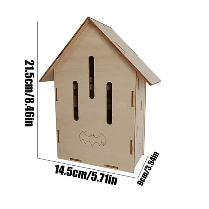 Nichoir en bois pour chauves-souris d'extérieur