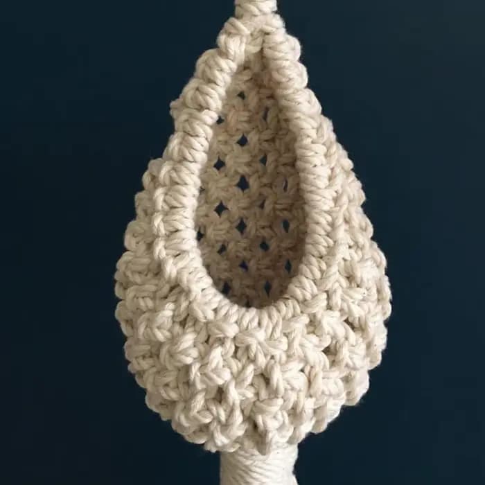 Mir en macramé fait à la main pour la décoration intérieure, cintre pour plantes vertes, pot de fleurs, jardinière de jardin, filet de tapisserie, sac