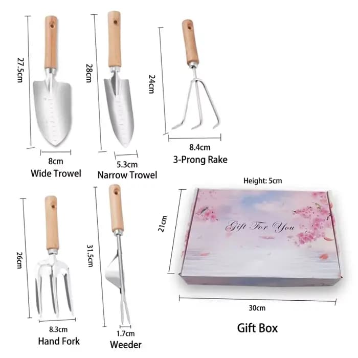 Ensemble d'outils de jardinage