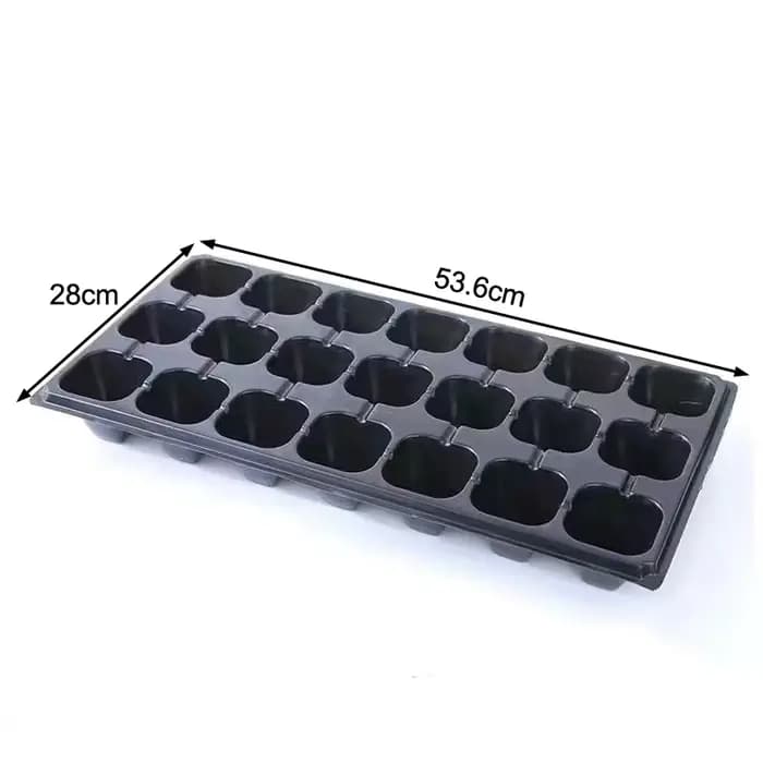 Ensemble de 10 plateaux de semis en plastique pour jardin