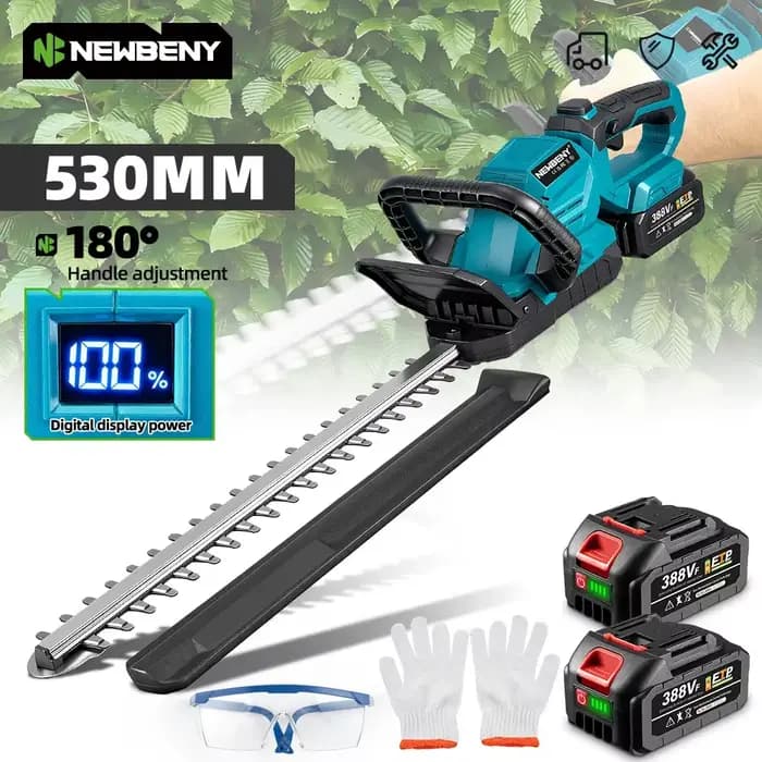 Nouvelle cisaille à haies électrique NewBeny avec poignée 180 ° Tondeuse à gazon réglable