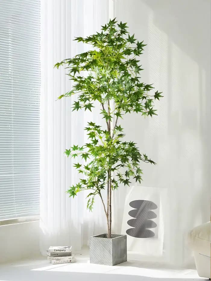 Fausses plantes japonaises artificielles en érable