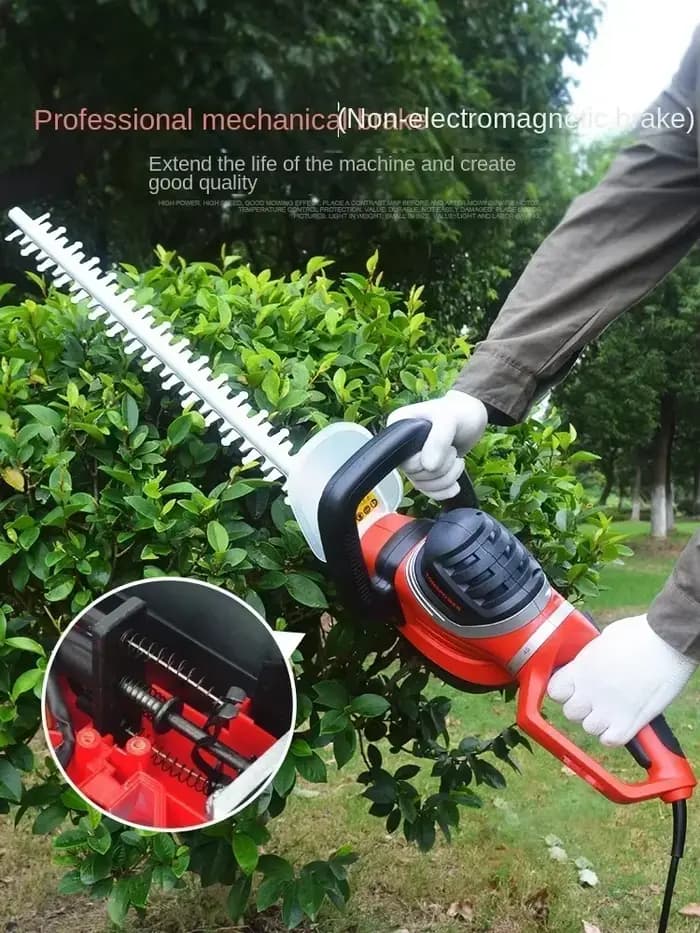 Taille-haie filaire Thomas Europe 220 V avec lame double action de 22 pouces et poignée ergonomique