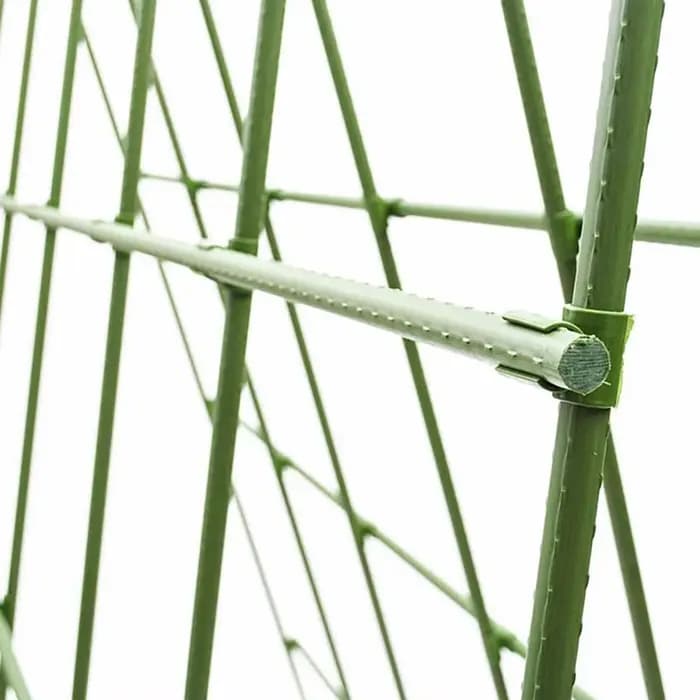 Clips universels en plastique, Support pour plantes, connecteur fixe, piliers de jardinage, fixation