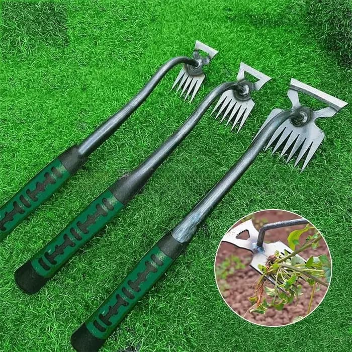 Outils de jardinage 2-en-1 : Pelle à désherber et à planter