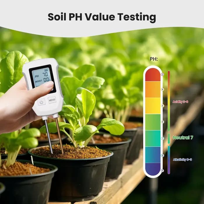 Testeur de détecteur de PH de sol 3 en 1