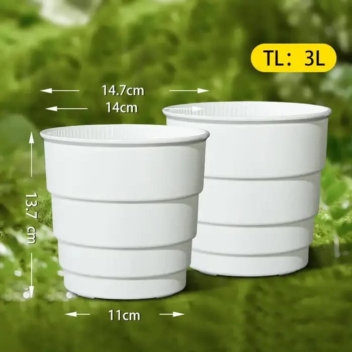 Pot de fleurs en meshpot pour plantes domestiques, jardinière avec trous d'air, pot de plantes en pl