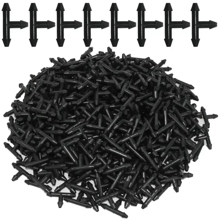 Connecteur de Micro tuyau d'égouttement 3/5, Joint de Micro pulvérisation en plastique, tuyau d'arro