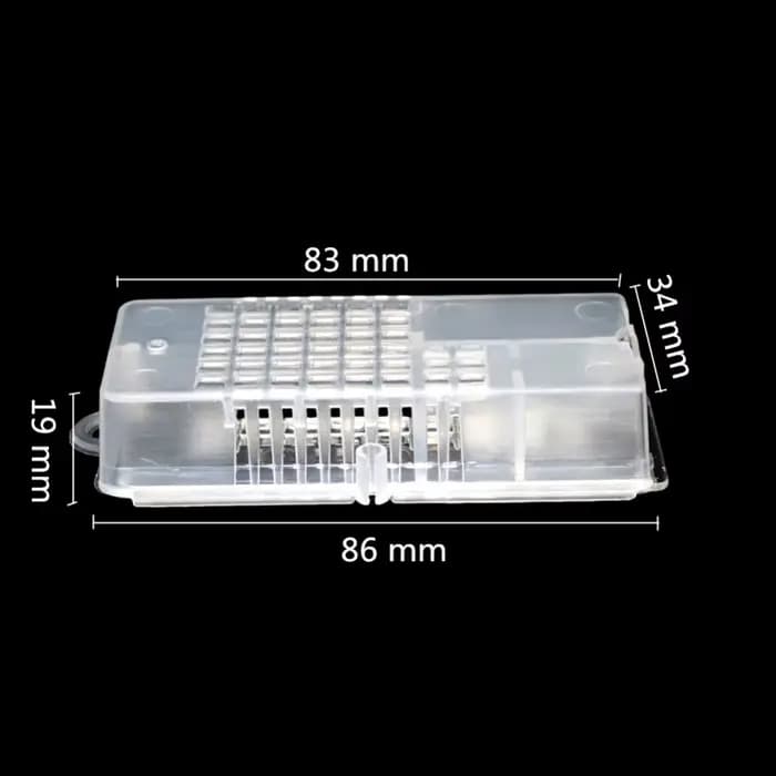 100 pièces nouveau Transparent abeille roi Cage apiculteur outil apiculture reine Cage abeille outil