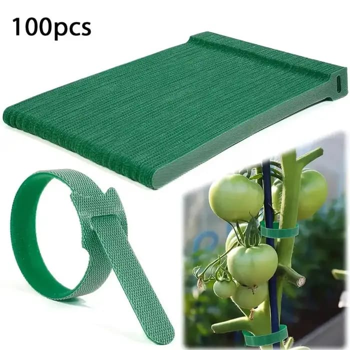100 attaches pour plantes en nylon réutilisables