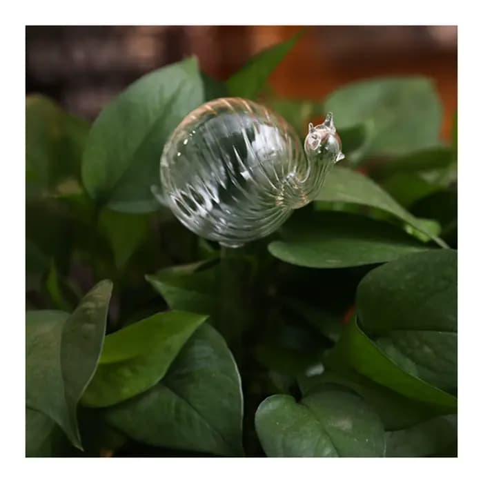 Dispositif d'arrosage automatique des fleurs, mignon, piquets d'arrosage automatique, verre pour pla