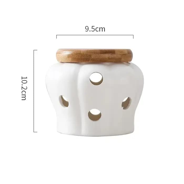 Pots de Aliments en céramique évidée