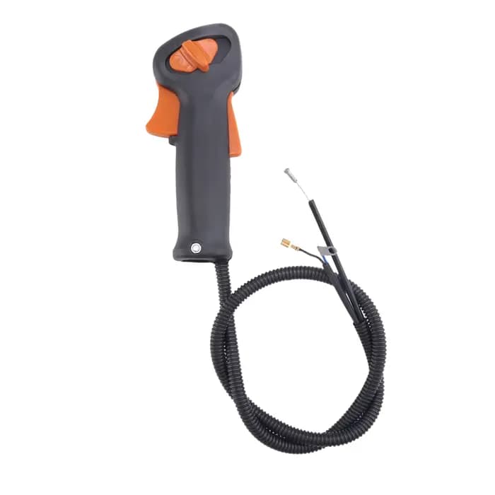Poignée de commande d'accélérateur avec interrupteur pour débroussailleuses et tondeuses Stihl FS120