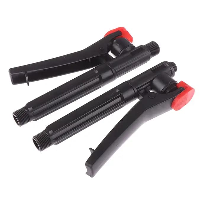 Pièces de poignée de pulvérisation de pistolet à gâchette noir + rouge, pour l'élimination des mauva